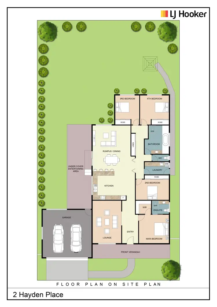 Floorplan of Homely house listing, 2 Hayden Place, Young NSW 2594