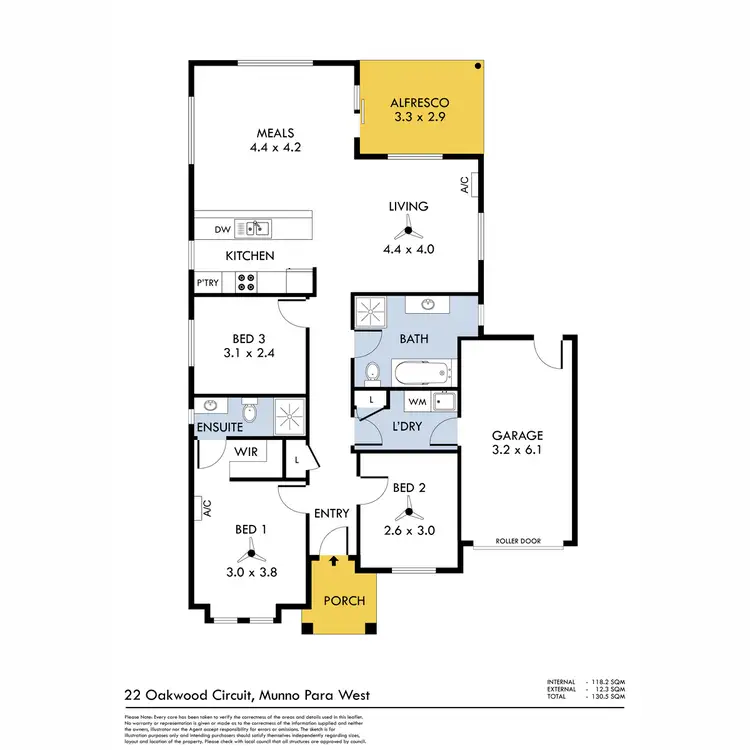 Floorplan of Homely house listing, 22 Oakwood Circuit, Munno Para West SA 5115