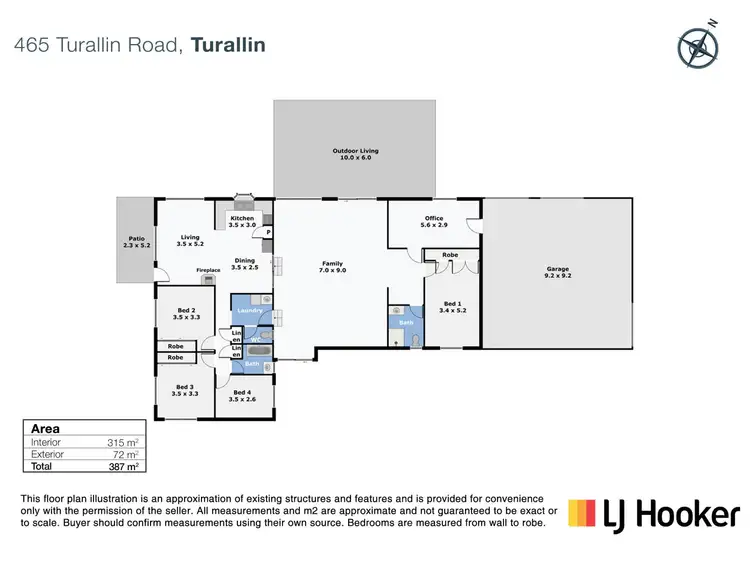 Floorplan of Homely house listing, 465 Turallin Road, Turallin QLD 4357