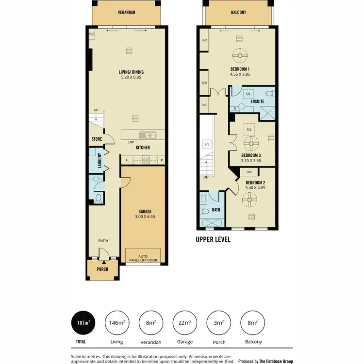 Floorplan of Homely townhouse listing, 2/35 Warehouse Lane, Mawson Lakes SA 5095