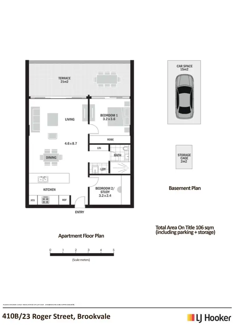 Floorplan of Homely apartment listing, 410B/23 Roger Street, Brookvale NSW 2100