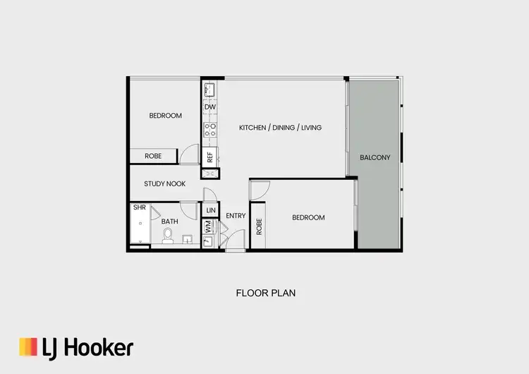 Floorplan of Homely unit listing, B201/17 Shepherd Street, Liverpool NSW 2170