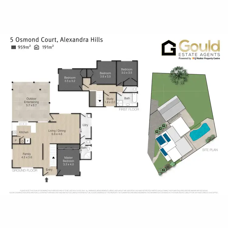 Floorplan of Homely house listing, 5 Osmond Court, Alexandra Hills QLD 4161
