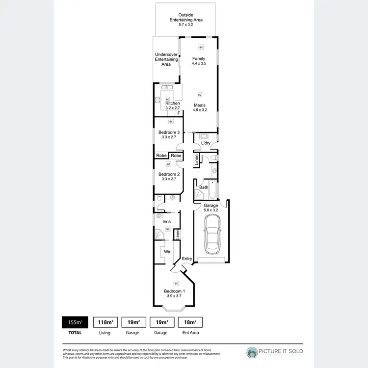 Floorplan of Homely house listing, 9A Harold Street, Highbury SA 5089