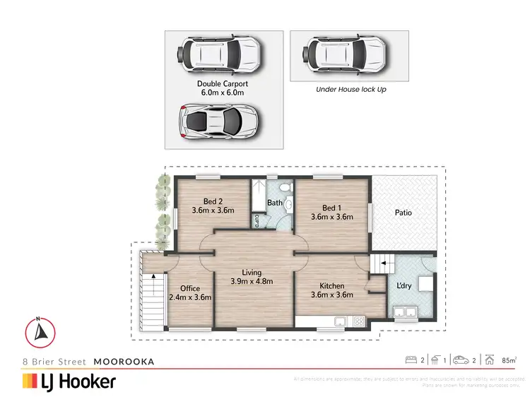 Floorplan of Homely house listing, 8 Brier Street, Moorooka QLD 4105