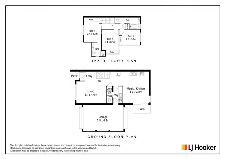 Floorplan of Homely townhouse listing, 4/3-5 Goble Street, Laverton VIC 3028