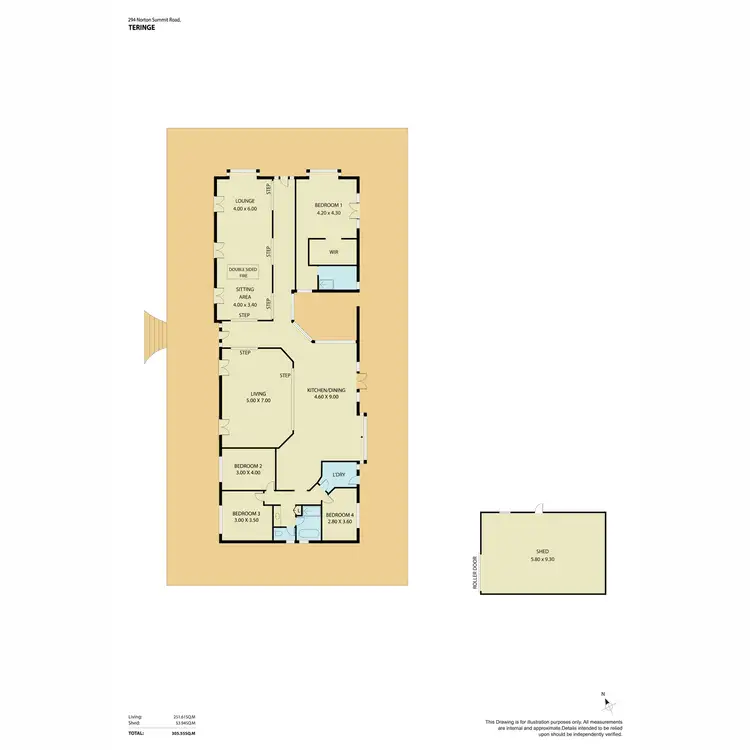 Floorplan of Homely house listing, 294 Norton Summit Road, Teringie SA 5072