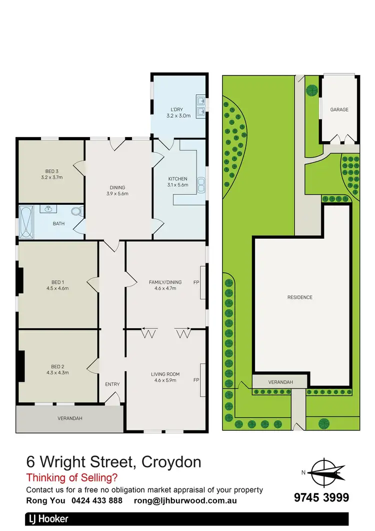 Floorplan of Homely house listing, 6 Wright Street, Croydon NSW 2132