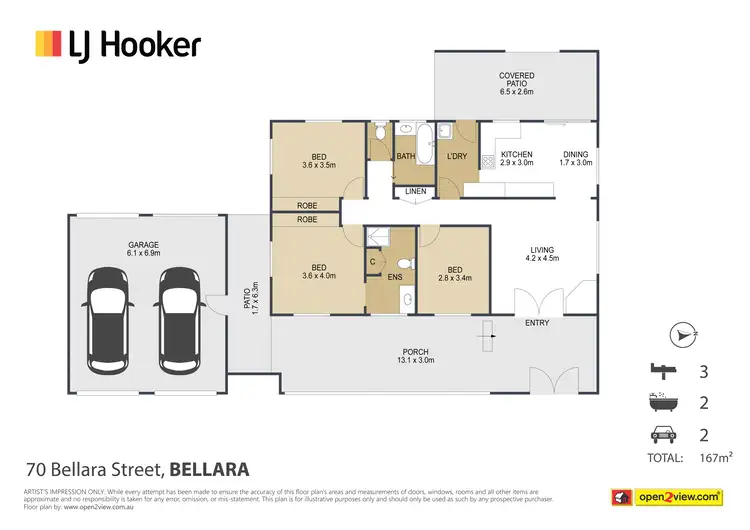 Floorplan of Homely house listing, 70 Bellara Street, Bellara QLD 4507