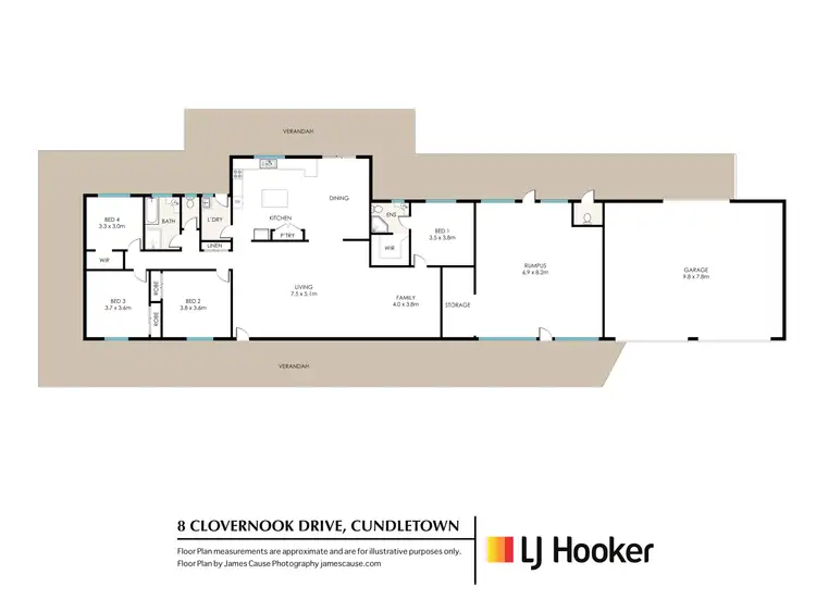 Floorplan of Homely house listing, 8 Clovernook Drive, Cundletown NSW 2430