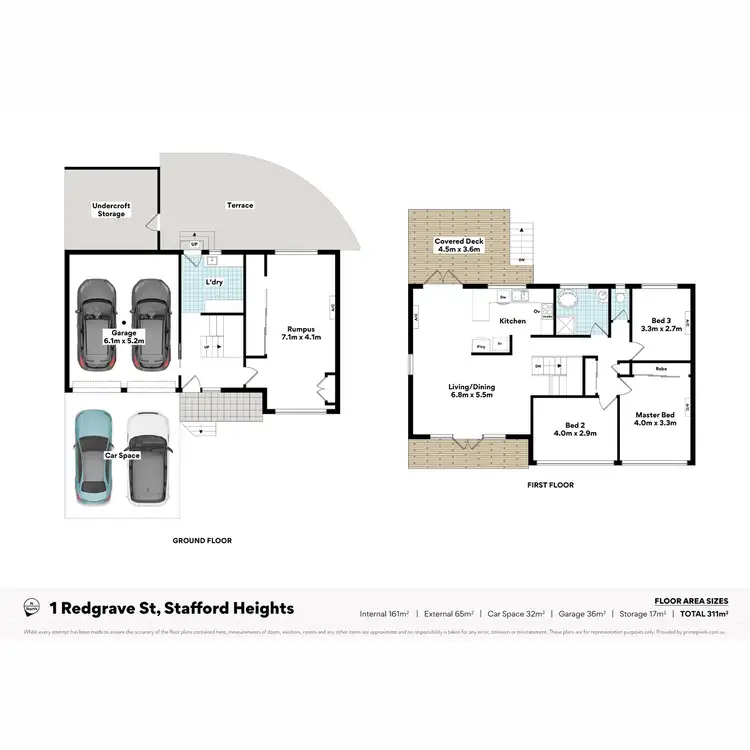 Floorplan of Homely house listing, 1 Redgrave Street, Stafford Heights QLD 4053