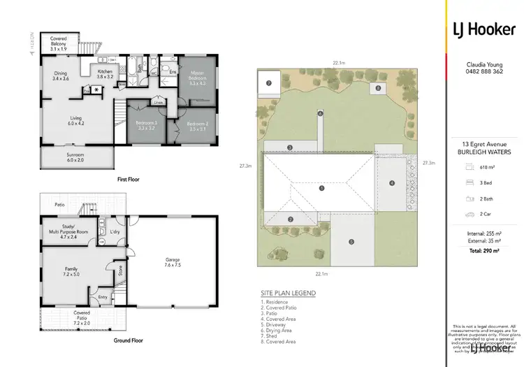 Floorplan of Homely house listing, 13 Egret Avenue, Burleigh Waters QLD 4220
