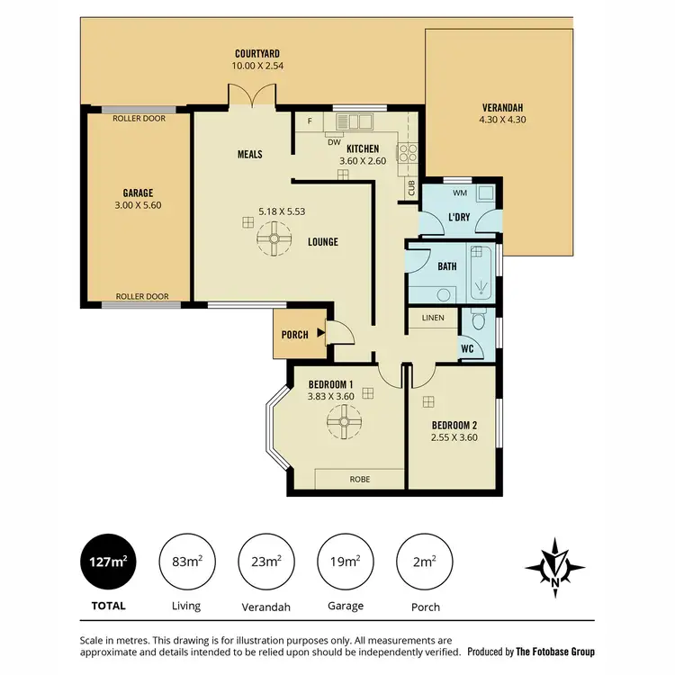 Floorplan of Homely unit listing, 4/8 Barker Grove, Toorak Gardens SA 5065