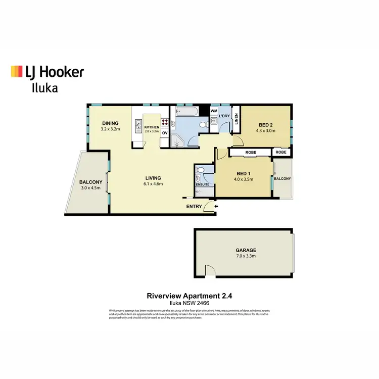 Floorplan of Homely apartment listing, 4/5 Riverview Street, Iluka NSW 2466