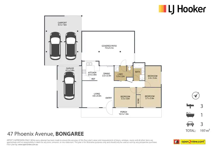Floorplan of Homely house listing, 47 Phoenix Avenue, Bongaree QLD 4507