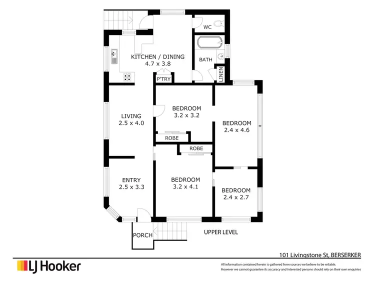 Floorplan of Homely house listing, 101 Livingstone Street, Berserker QLD 4701