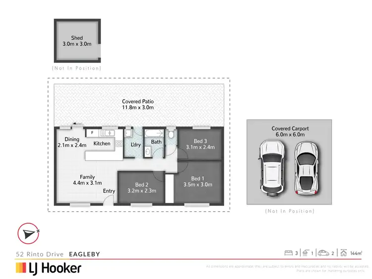 Floorplan of Homely house listing, 52 Rinto Drive, Eagleby QLD 4207