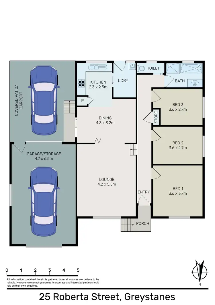 Floorplan of Homely house listing, 25 Roberta Street, Greystanes NSW 2145