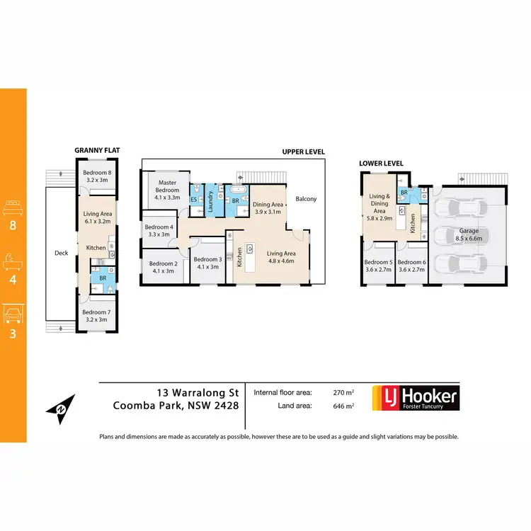 Floorplan of Homely house listing, 13 Warralong Street, Coomba Park NSW 2428