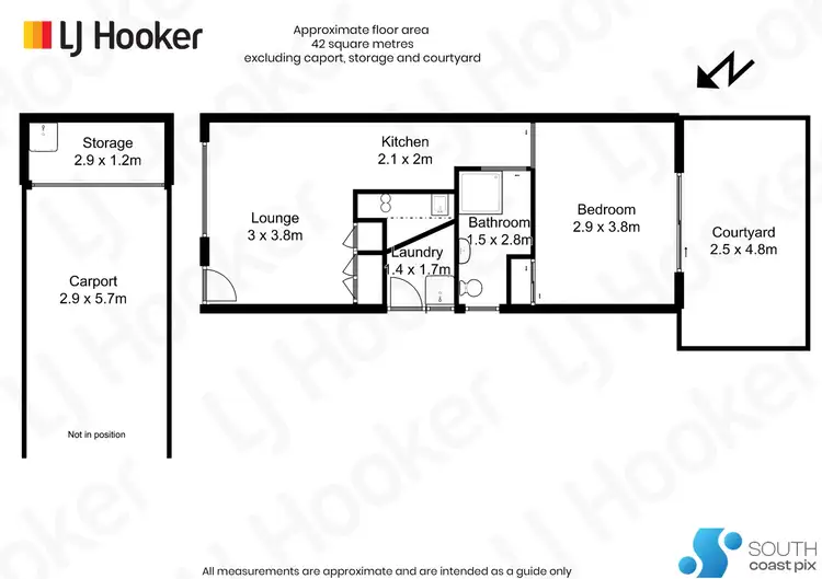 Floorplan of Homely unit listing, 5/374 Beach Road, Batehaven NSW 2536