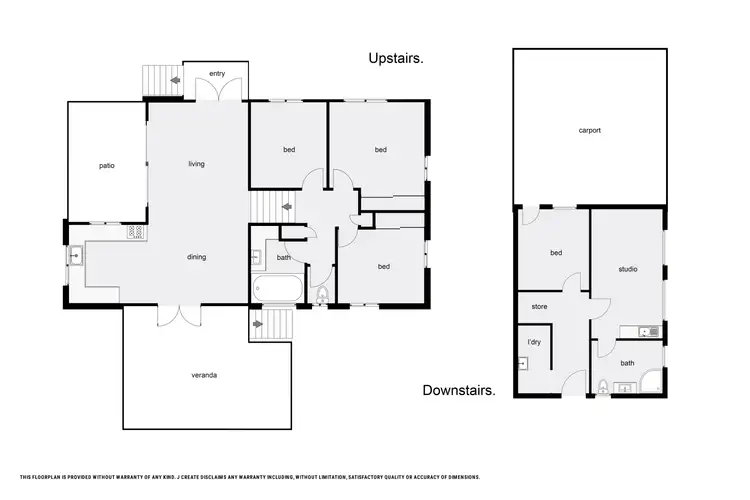 Floorplan of Homely house listing, 50 Mansfield Street, Earlville QLD 4870