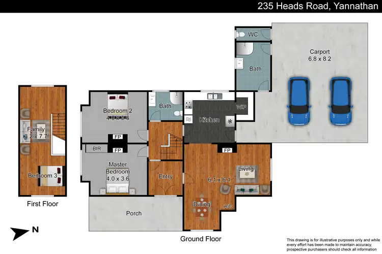 Floorplan of Homely rural property listing, 235 Heads Road, Yannathan VIC 3981