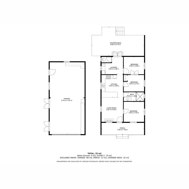 Floorplan of Homely house listing, 10 The Crescent, Kallangur QLD 4503