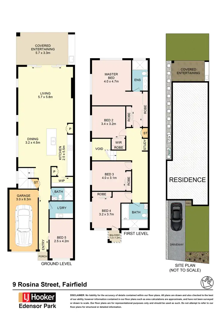 Floorplan of Homely house listing, 9A Rosina Street, Fairfield NSW 2165
