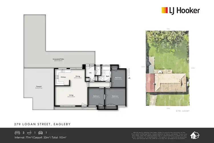 Floorplan of Homely house listing, 279 Logan Street, Eagleby QLD 4207
