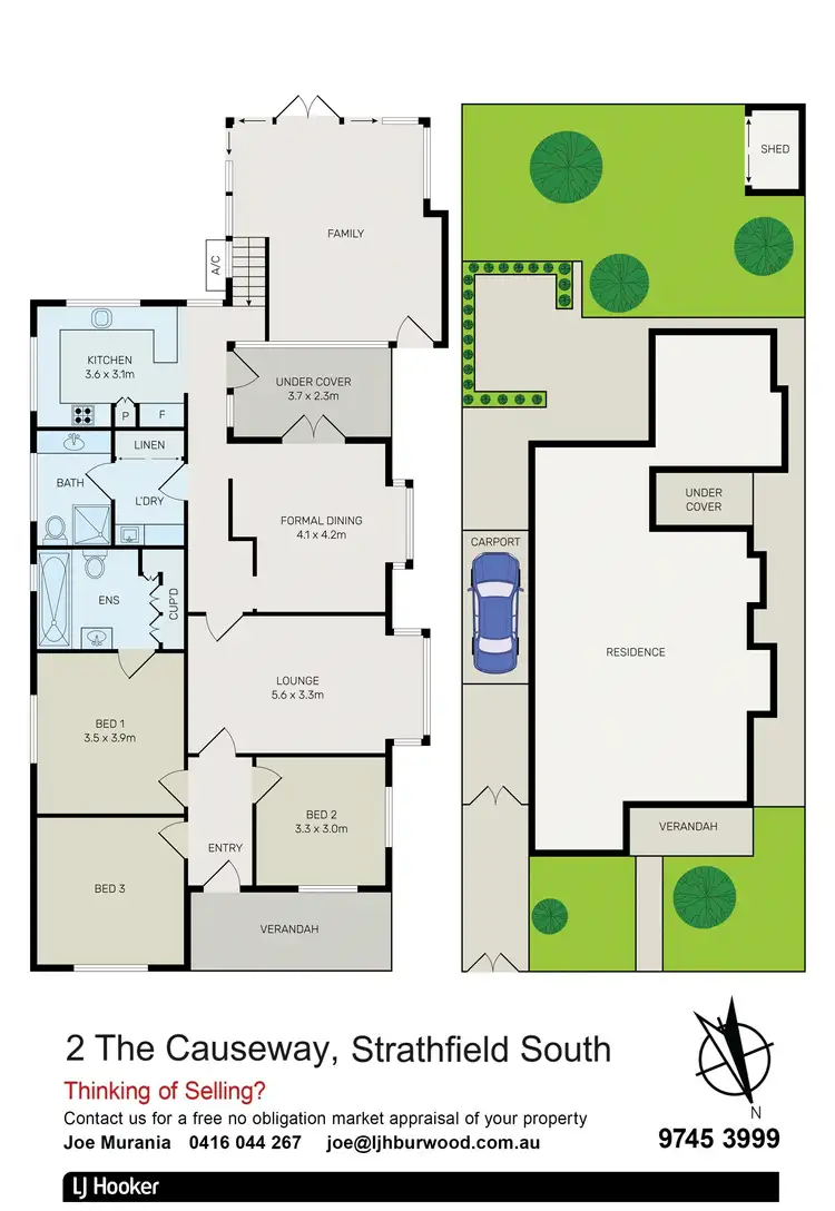 Floorplan of Homely house listing, 2 The Causeway, Strathfield South NSW 2136