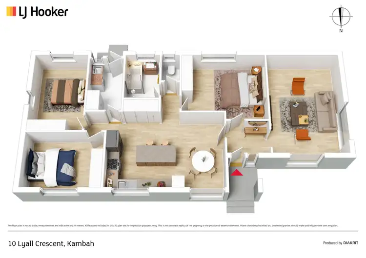 Floorplan of Homely house listing, 10 Lyall Crescent, Kambah ACT 2902