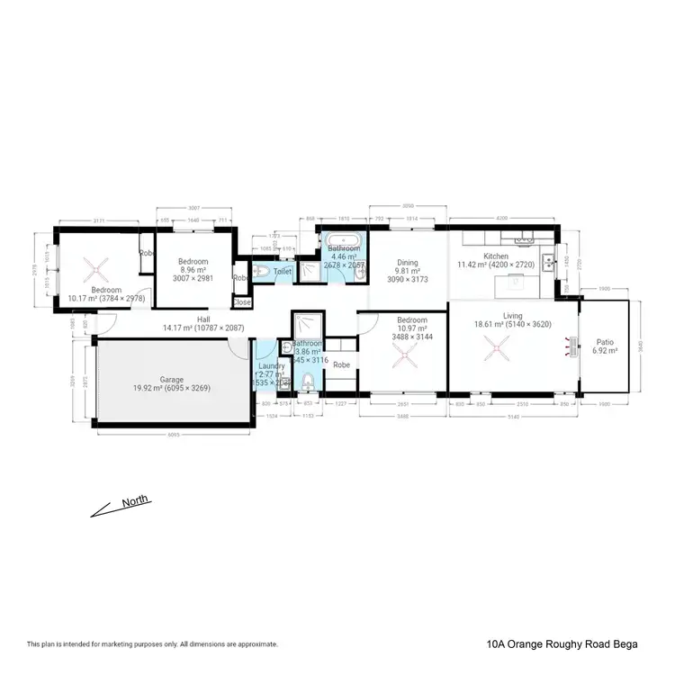 Floorplan of Homely house listing, 10A Orange Roughy Road, Bega NSW 2550
