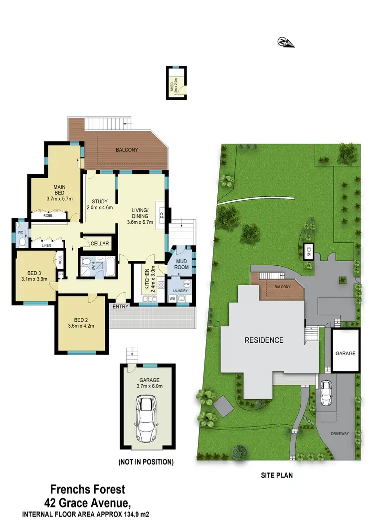 Floorplan of Homely house listing, 42 Grace Avenue, Frenchs Forest NSW 2086