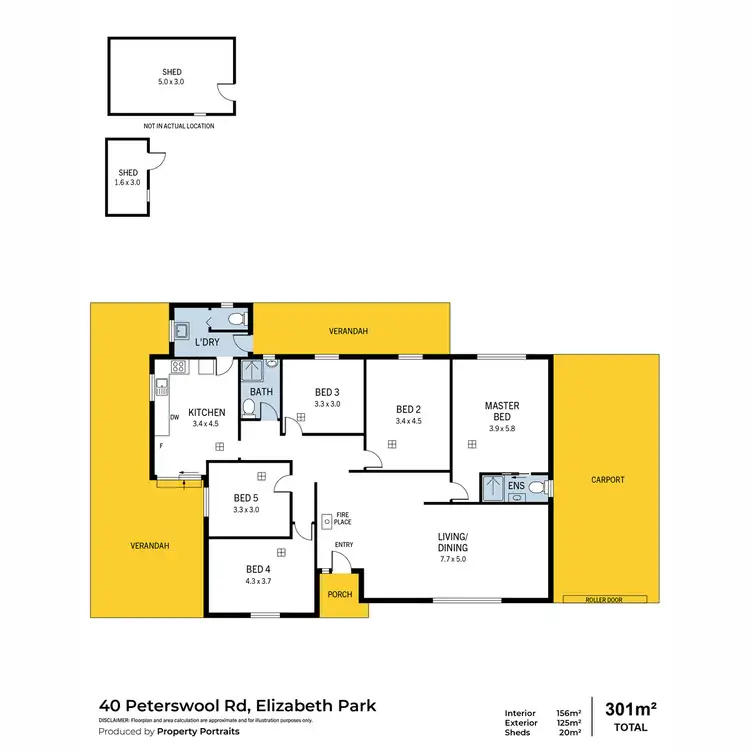 Floorplan of Homely house listing, 40 Peterswool Road, Elizabeth Park SA 5113