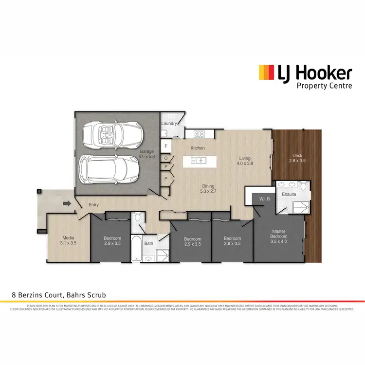 Floorplan of Homely house listing, 8 Berzins Court, Bahrs Scrub QLD 4207