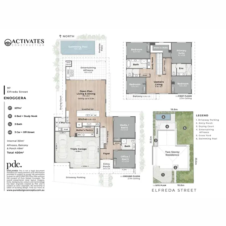Floorplan of Homely house listing, 97 Elfreda Street, Enoggera QLD 4051