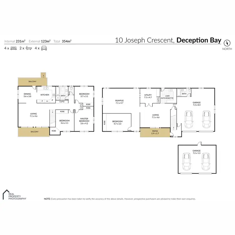 Floorplan of Homely house listing, 10 Joseph Crescent, Deception Bay QLD 4508