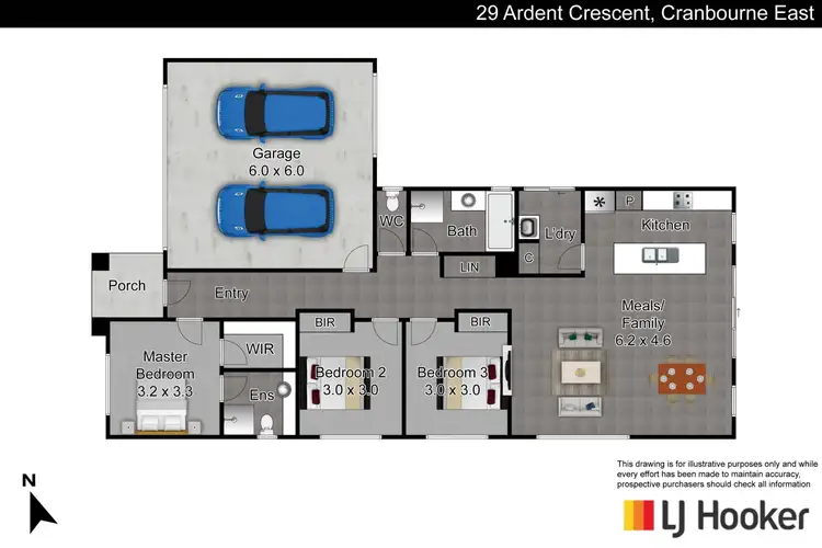 Floorplan of Homely house listing, 29 Ardent Crescent, Cranbourne East VIC 3977
