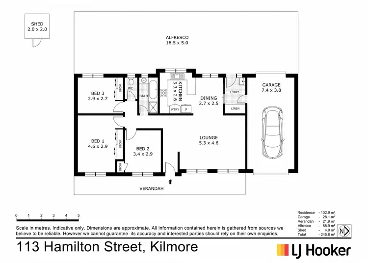 Floorplan of Homely house listing, 113 Hamilton Street, Kilmore VIC 3764