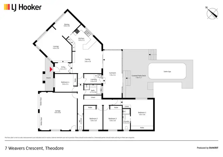 Floorplan of Homely house listing, 7 Weavers Crescent, Theodore ACT 2905
