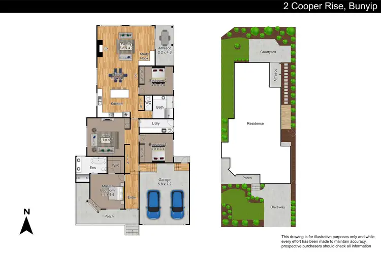 Floorplan of Homely house listing, 2 Cooper Rise, Bunyip VIC 3815