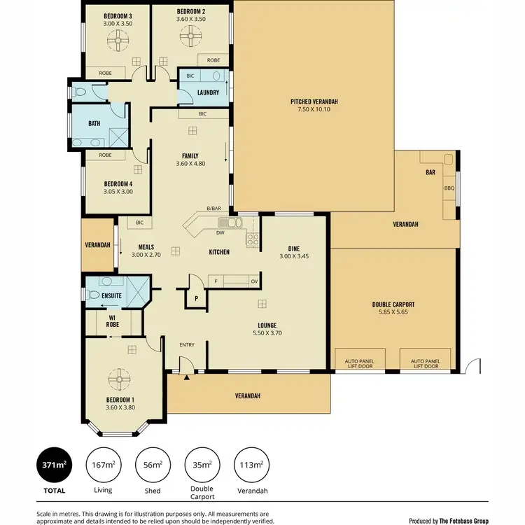 Floorplan of Homely house listing, 3 Queensborough Drive, Salisbury Heights SA 5109