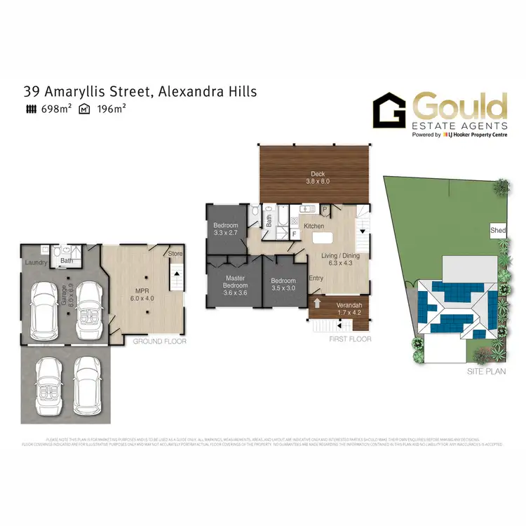 Floorplan of Homely house listing, 39 Amaryllis Street, Alexandra Hills QLD 4161