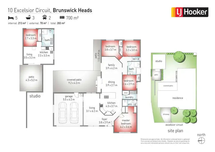 Floorplan of Homely house listing, 10 Excelsior Circuit, Brunswick Heads NSW 2483