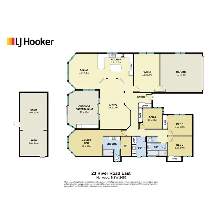 Floorplan of Homely house listing, 23 River Road East, Harwood NSW 2465