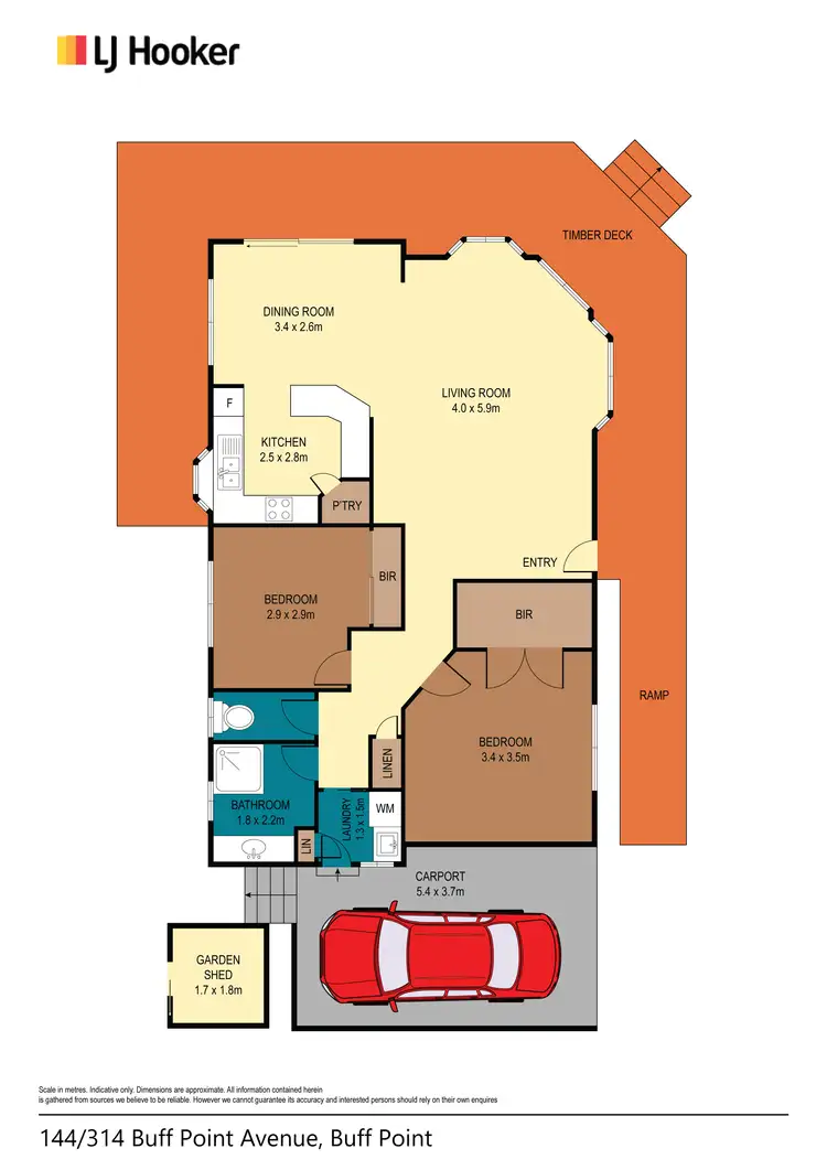Floorplan of Homely house listing, 144/314 Buff Point Avenue, Buff Point NSW 2262