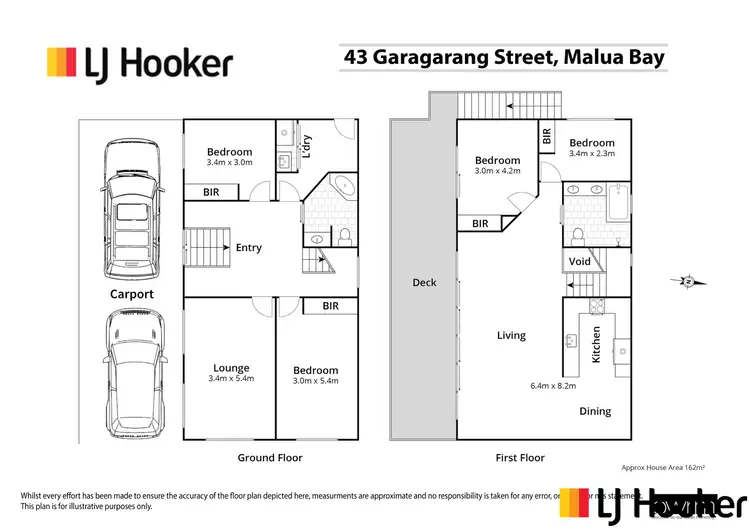 Floorplan of Homely house listing, 43 Garagarang Street, Malua Bay NSW 2536