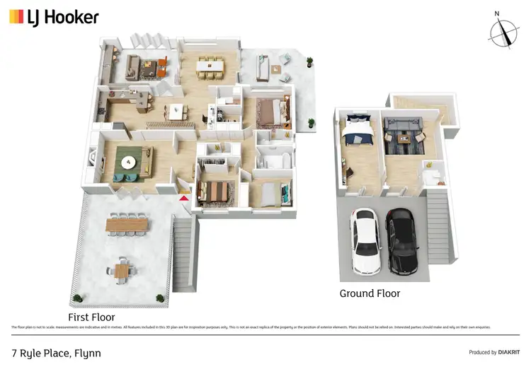 Floorplan of Homely house listing, 7 Ryle Place, Flynn ACT 2615