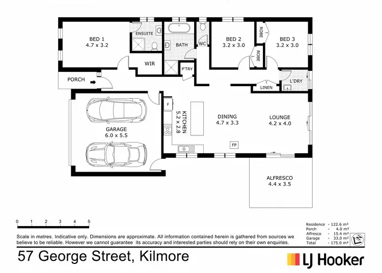 Floorplan of Homely house listing, 57 George Street, Kilmore VIC 3764