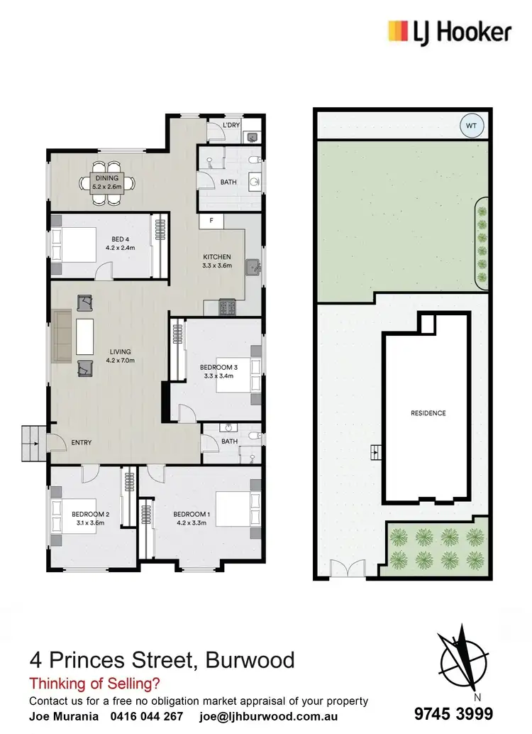 Floorplan of Homely house listing, 4 Princes Street, Burwood NSW 2134